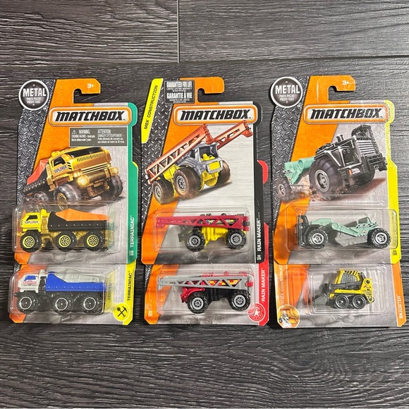 MATCHBOX Other - Matchbox Construction Vehicle Lot – Set of 6 – New in Package